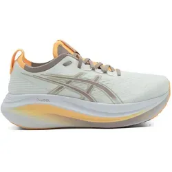 ASICS GEL-NIMBUS 27 Laufschuh Gr. 40, weiß/fawn - Laufschuhe für ein angenehmes Training mit ASICS GEL-Technologie für optimale Dämpfung und Komfort. Ideal für Läufer, die einen natürlichen Laufstil schätzen.