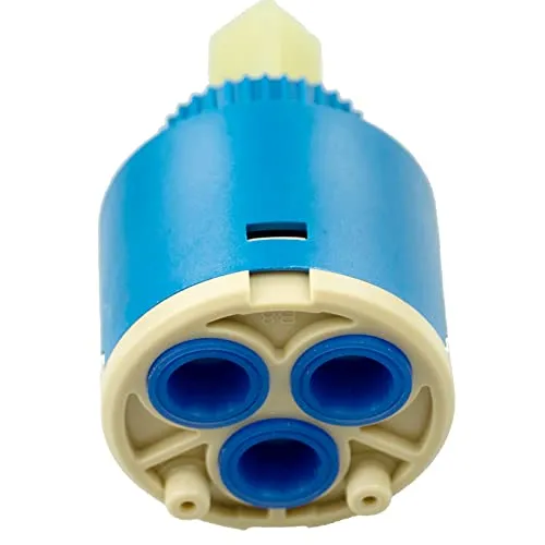 mm Wasserhahn-Kartusche, Keramik-Wasserhahn-Kartusche, Keramikscheiben-Kartuschenventil, Mischarmatur, Innenkartusche, Ersatz für Küchenarmatur, mit Kartuschenboden 35