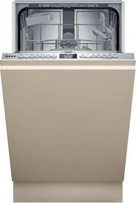 S855EKX33E N50 Spülmaschine 45 cm mit Home Connect - Geschirrspüler mit 10 Maßgedecken, energieeffizient und steuerbar per App für maximalen Komfort.