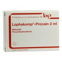 Lophakomp Procain 2 ml Injektionslösung von Köhler Pharma