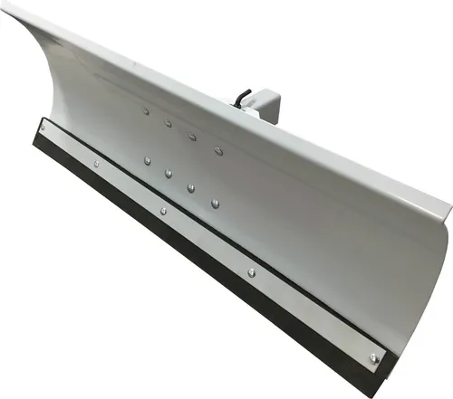 Schneepflug Schneeschild Universal 5-Fach verstellbar für Rasentraktor 150 x 40 cm Grau