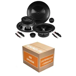 Musway ME6.2C Lautsprecher Einbaupaket für VW Amarok (2010-2013) - Vollständiges Lautsprecher-Einbaupaket für VW Amarok: Hochwertige 2-Wege-Komponentenlautsprecher mit einfacher Montage und optimalem Klang. Inklusive Adapterringen und Stecker für mühelosen Austausch.