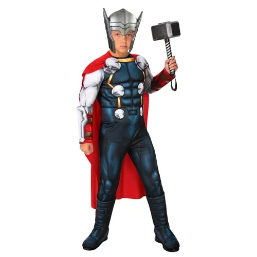 Rubie's 301738XXS Thor Deluxe Kinderkostüm, Jungen, mehrfarbig, 3-4 Jahre Halloween