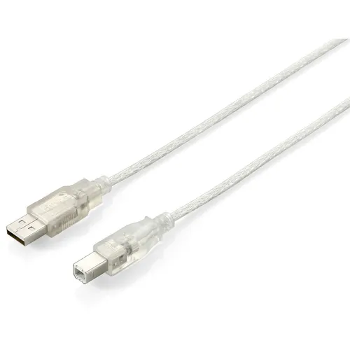 USB 2.0 A zu USB-B-Kabel Equip 128652 Silberfarben 5 m