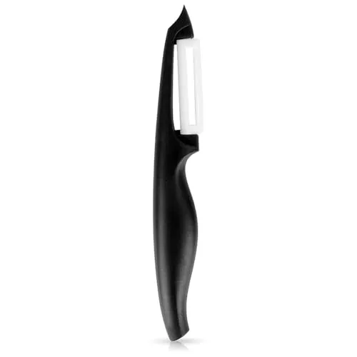 Vilde Obst-und Gemüseschäler Sparschäler Schälmesser Schäler aus Keramik vertikal 19 cm