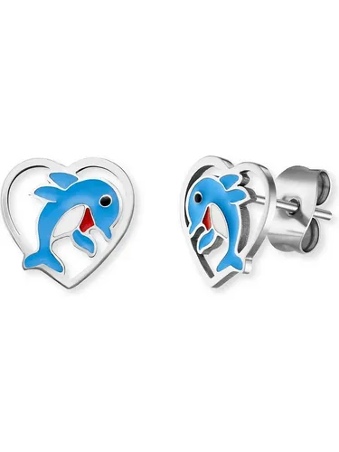 Engelsrufer Paar Ohrstecker aus Edelstahl - Elegante Ohrringe mit Emaille-Oberflächenveredelung, ideal für jeden Anlass. Mit einem Steckverschluss für sicheren Halt und einem stilvollen Design, das Freude bereitet.