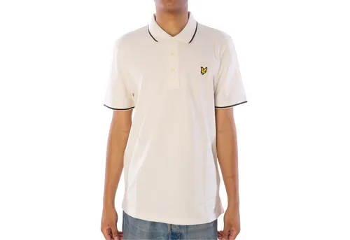 Lyle & Scott Poloshirt aus Pique Baumwolle mit Kontrastdetails - Elegantes Herren Poloshirt aus hochwertiger Baumwolle mit Elastan für perfekten Sitz und Komfort. Das ikonische Adler-Logo und der strukturierte Piqué-Stoff sorgen für einen modischen Look.