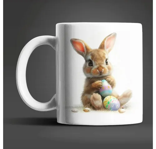 WS-Trend Tasse Osterhase Ostereier Ostern Bunny Kaffeetasse Teetasse Geschenkidee, Keramik