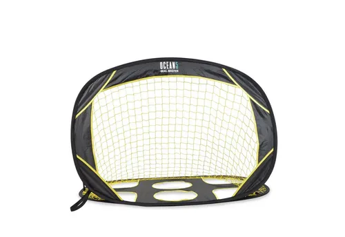 Ocean5 Mini Fußballtor 2 in 1 Pop-Up Goal Master - Faltbares und wetterfestes Fußballtor, ideal für Kinder ab 5 Jahren, perfekt für Garten oder Park, fördert die sportliche Entwicklung.