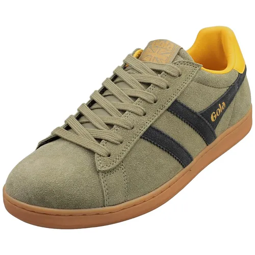 Gola Sneaker EQUIPE II SUEDE in Kaki, Größe 41 - Stylisher Sneaker für Herren, aus hochwertigem Wildleder in elegantem Kaki, ideal für lässige Outfits und den täglichen Gebrauch.