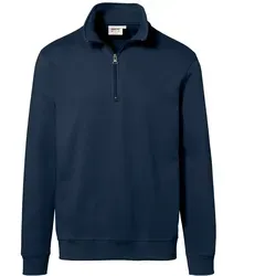 HAKRO Zip-Sweatshirt dunkelblau, Größe XS - Hochwertiges Sweatshirt für Herren, ideal für Beruf und Freizeit. Aus 70 % Baumwolle und 30 % Polyester, bietet es optimalen Tragekomfort bei 300 g/m².