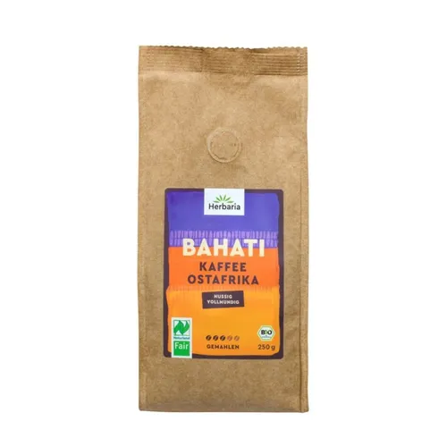 Herbaria Kaffee BAHATI gemahlen bio* -Naturland Fair zertifiziert