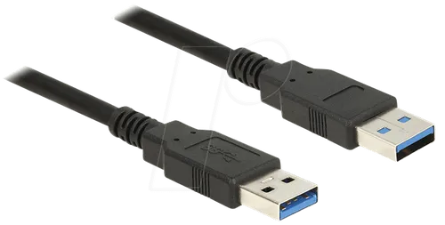 DELOCK 85060 - USB 5 Gb/s Kabel, A Stecker auf A Stecker, 1 m