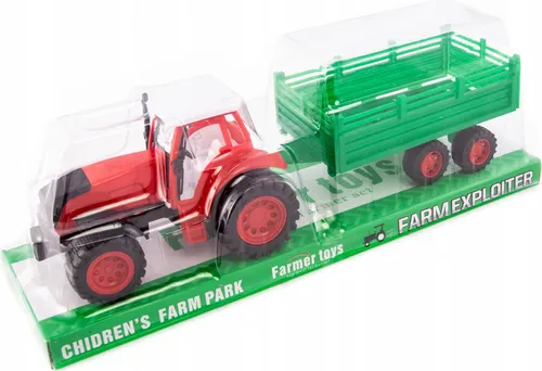 Kinder Traktor mit Anhänger 36cm