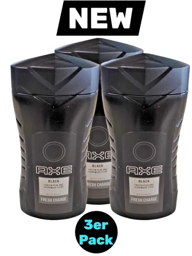 AXE Duschgel Reisegröße Black Reise Urlaub Größe 3x 50ml (EUR 59,27/ L) SALE