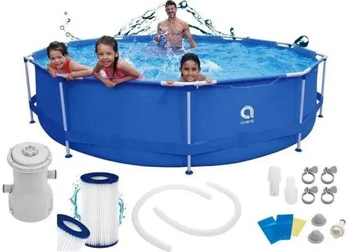 Avenli Frame Gartenpool mit Pumpe 360x76 cm