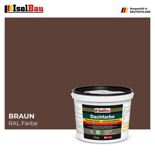 Dachfarbe Sockelfarbe Braun 12 kg