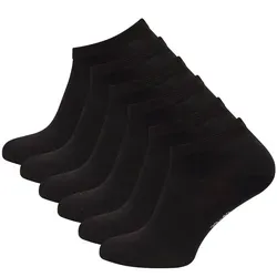 Vincent Creation® Sneakersocken (6-Paar) weich und atmungsaktiv durch Viskose schwarz 39-42