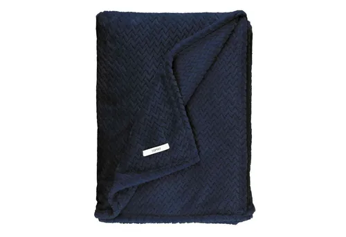 Esprit Wohndecke Comfy Fleece in blau von Esprit