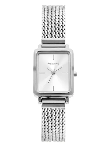 Tamaris Damen Analog Quarz Uhr TT-0200-MQ - Elegante Armbanduhr für Damen mit kratzunempfindlichem Mineralglas und hochwertigem Edelstahl-Meshband, ideal für jeden Anlass.