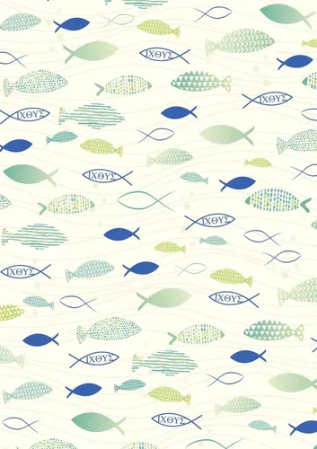 Bastelkarton A4 200g Motiv Fische Heyda 204772698,