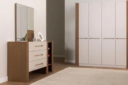 Moderne Braune Kommode für Schlafzimmer mit 3 Schubladen - Stilvolle Kommode mit 3 Schubladen, ideal für Schlafzimmer. Hochwertiges Holz, kompakte Maße von 140 x 65 x 85 cm. Genießen Sie elegantes Design und praktische Stauraumlösungen.