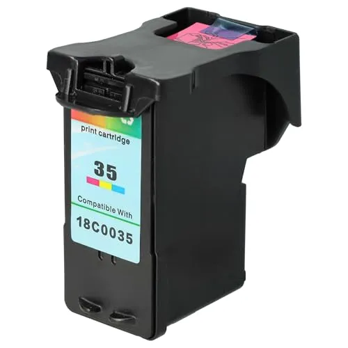 vhbw Tintenpatrone 3-farbig, Cyan/Magenta/Yellow kompatibel mit Lexmark X2510, X3310, P915, P910, X2550 Drucker (wiederaufgefüllt, 15ml)