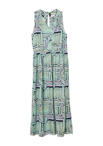 s.Oliver Midikleid aus Viskose mit Rüschenkragen von s.Oliver