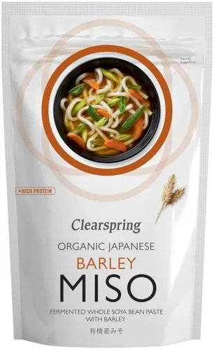 Clearspring Bio Gersten Miso 300g japanisch unpasteurisiert fermentiert