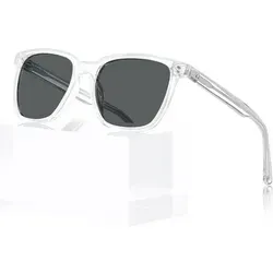 CARFIA Herren Sonnenbrille polarisiert - Transparenter Rahmen, graue Linsen - Entdecke die CARFIA Herren Sonnenbrille mit polarisierten Gläsern und transparentem Rahmen. Ideal für Outdoor-Aktivitäten, bietet sie optimalen Blendschutz und UV-Schutz für klare Sicht und entspanntes Tragen.