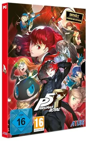 Persona 5 Royal - Code in a Box - PC - Deutsche Version - Rollenspiel für PC, Royal Edition mit fesselndem Story-Modus, ideal für Einzelspieler, erschienen 2020. Erlebe die Welt von Persona in deutscher Sprache!