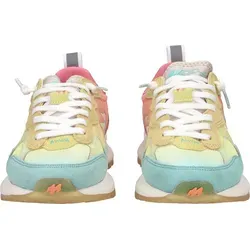 MRP Sneaker MRP78 - Trendige Damen Sneaker aus Rauleder in Rot - Größe 37 - Sneaker für Damen mit herausnehmbarer Decksohle, ideal für Einlagen. Flexibel, rutschhemmend und im sportlichen Look – der perfekte Begleiter für jeden Tag!
