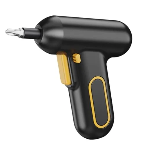 Yzzthumss Multifunktionale Akkuschrauber Mini Handwerkzeug -Haushalts-Kleinschraubendreher Treiber Schraube