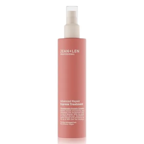 Jean & Len Express Treatment Professional Advanced Repair, vegan, 200 ml | Reparierende 8-Sekunden Sprüh-Kur für trockenes & geschädigtes Haar, bändigt Frizz & pflegt intensiv, ohne Silikone