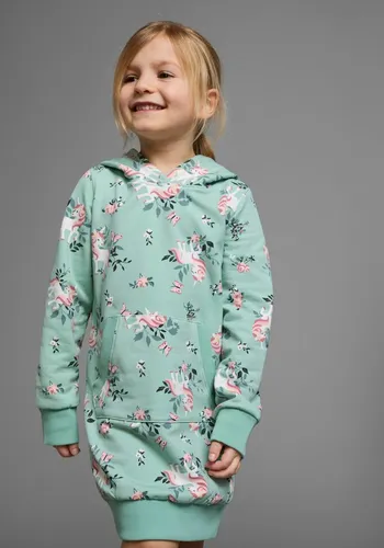KIDSWORLD Sweatkleid Einhorn für Mädchen in grün von Kids World