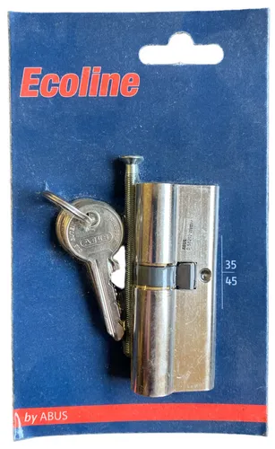 Ecoline by Abus Türzylinder 35/45 mit 3 Schlüsseln