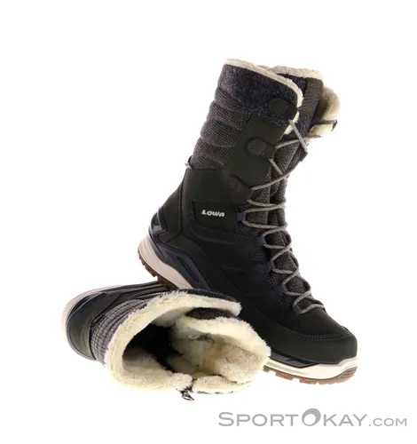 LOWA Damen Freizeitschuhe BARINA EVO GTX Ws - Wanderschuhe mit modischem Design und wasserdichter GORE-TEX Membran für ein angenehmes Fußklima, ideal für kalte Wintertage.