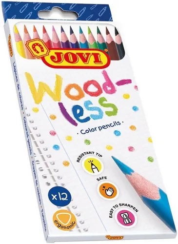 Jovi Buntstift Buntstifte Woodless VE=12 Farben