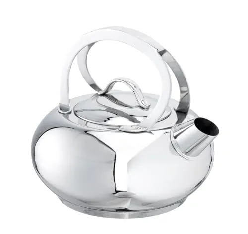 Schulte-Ufer 60001-20 Ada Wasserkessel, 2 L - Wasserkocher aus Edelstahl mit hochglanzpolierter Oberfläche und ergonomischen Griffen für optimalen Komfort beim Kochen.