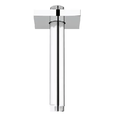 GROHE Rainshower Deckenauslass mit quadratischer Rosette - Sanitärinstallation, elegante quadratische Rosette für alle Rainshower Kopfbrausen, sorgt für ein modernes Badeerlebnis.