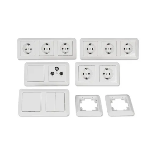 McPower CUP 19-teiliges Schalter- und Steckdosen Set, weiß - VIELFÄLTIG - Ideal für Wohnzimmer, Büro und Küche. EINFACH - Müheloser Einbau in gängige Unterputz-Wanddosen. MODERN - Schlichtes Design, passend zu vielen Einrichtungsstilen. SICHER - Mit Einsteckschutz für Familienhaushalte.