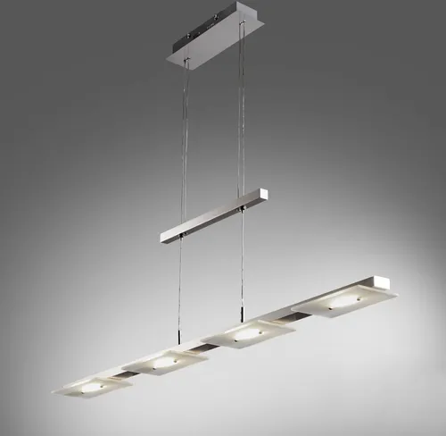 B.K.Licht LED Pendelleuchte Aries - Hochwertige Deckenleuchte - Moderne Pendelleuchte für Esszimmer, mit fest integriertem 18W LED und 1600lm Lichtstrom, höhenverstellbar für individuelle Gestaltung.