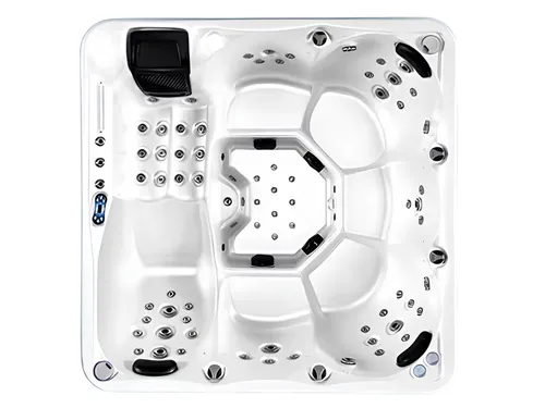 Blubberbad Whirlpool Hydromassagewanne 190x190 cm – Außenwhirlpool für Entspannung - Entspannen Sie im großzügigen 190x190 cm großen Whirlpool aus hochwertigem Acryl. Ideal für den Außenbereich, mit 2 Jahren Herstellergarantie und elegantem Design.