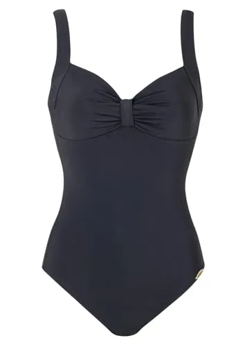 Sunflair Badeanzug Basic (1-St) - Badeanzug mit hohem Rücken und leicht stützendem Futter, kombiniert Komfort mit elegantem Design für unbeschwerte Tage am Strand oder Pool.