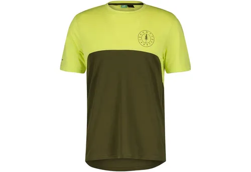 Scott Radtrikot M TRAIL FLOW DRI S/SL SHIRT - Das Trail Flow DRI Kurzarmtrikot von SCOTT für Herren bietet technischen Komfort und lässigen Stil. Hergestellt aus recyceltem DRIrelease® E.C.O.-Material, sorgt es für ein angenehmes Tragegefühl und optimale Belüftung auf deinen Sommerfahrten.