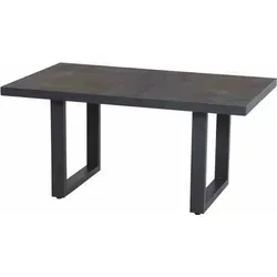 SIENA GARDEN Solea LoungeTisch anthrazit - Gartentisch mit pulverbeschichtetem Aluminiumgestell und eleganter Keramiktischplatte, ideal für entspannte Stunden im Freien.
