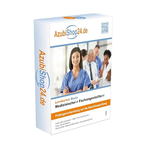 Lernkarten Medizinischer Fachangestellter - Prüfungswissen - Schulbücher & Lernhilfen für die Prüfungsvorbereitung mit 280 kompakten Lernkarten, die entscheidendes Prüfungswissen vermitteln und durch die bewährte Lernkartei-Methode effektives Lernen ermöglichen.
