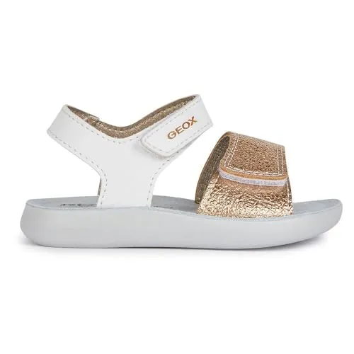 GEOX BABY B SANDAL LIGHTFLOPPY SANDALS WHITE/GOLD 23_EU von Geox