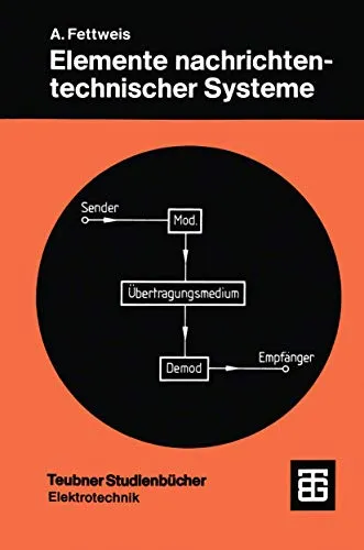 Elemente nachrichtentechnischer Systeme - Teubner Studienbücher Technik - Fachbuch für Ingenieure mit umfassenden Inhalten zu nachrichtentechnischen Systemen, ideal für Studium und Praxis.