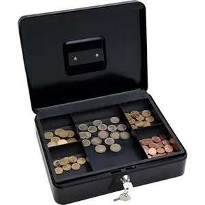 Geldkassette Gr. 4 30,0x24,0x9,0cm schwarz